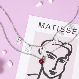 Personalized Stainless Steel Letter Necklace