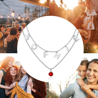 Personalized Stainless Steel Letter Necklace