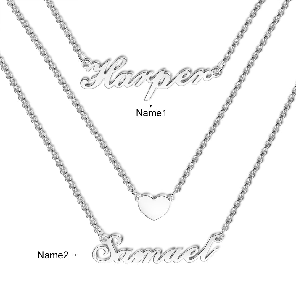Personalized Multi-Chain Name Necklace