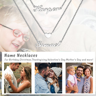 Personalized Multi-Chain Name Necklace