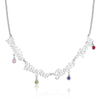 Custom Birthstone Name Necklace