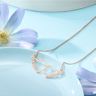 Personalized 925 Sterling Silver Name Necklace
