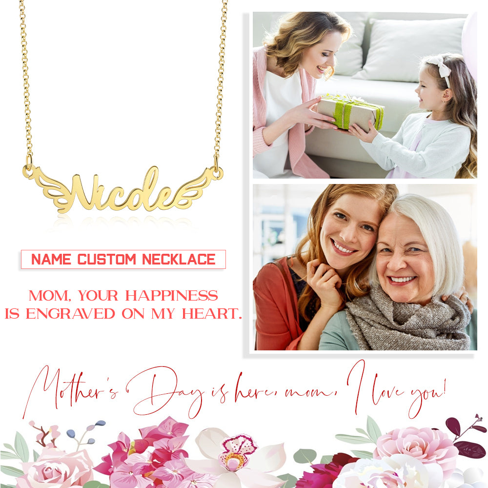 Personalized 925 Sterling Silver Name Necklace