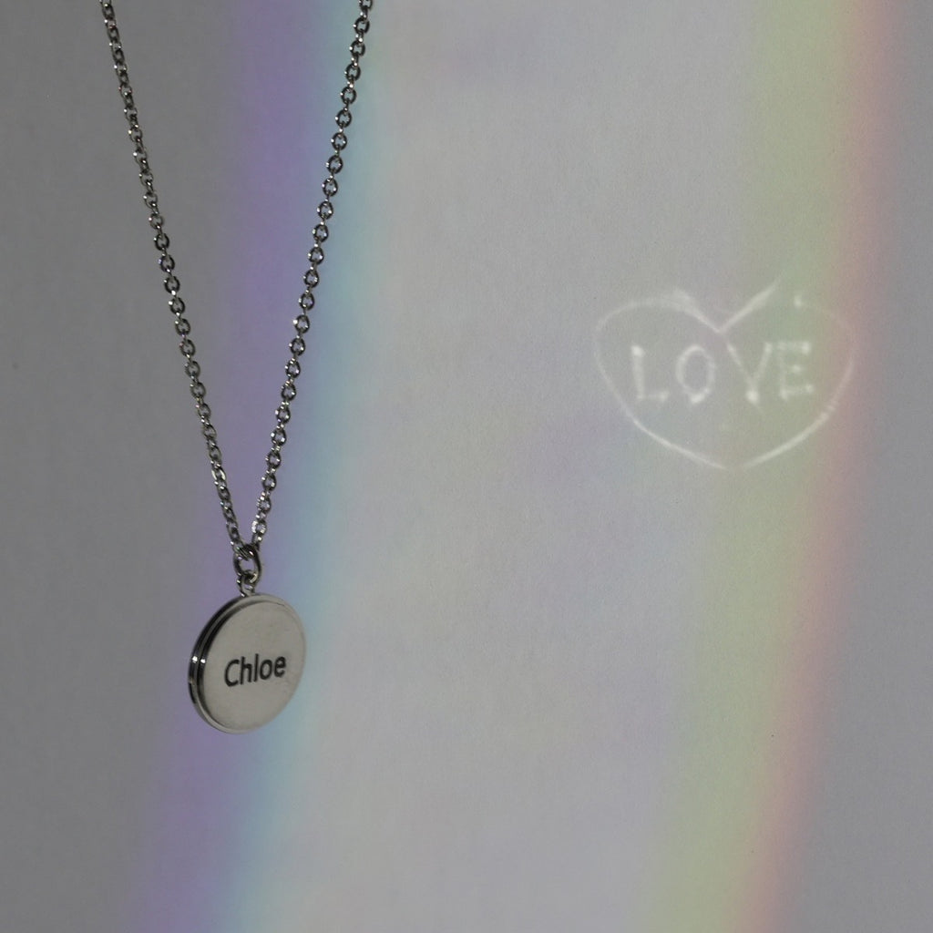 S925 silver Projection Custom Necklace