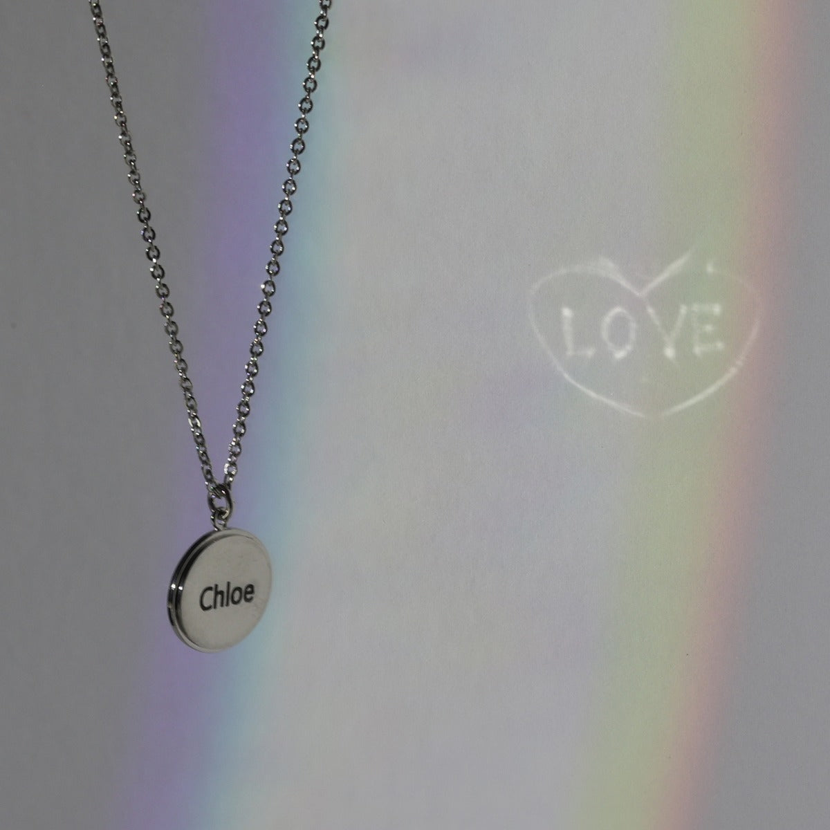 S925 silver Projection Custom Necklace