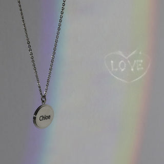 S925 silver Projection Custom Necklace