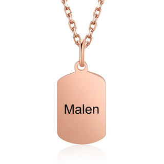 Personalized S925Silver Projection Necklace