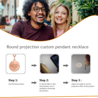 Personalized S925 silver Projection Necklace