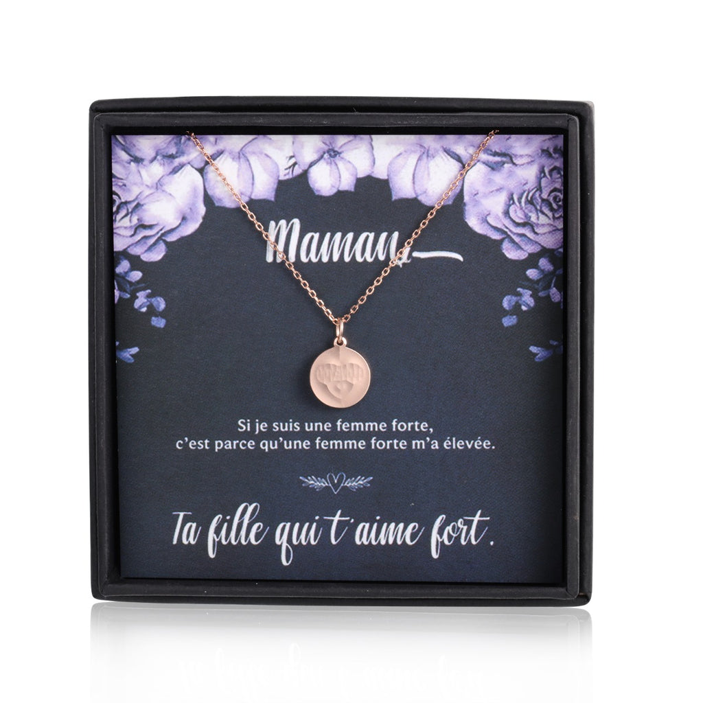 Personalized S925 silver Projection Necklace