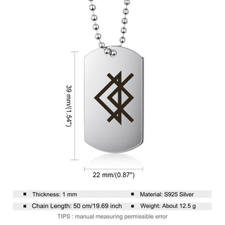 Personalized Shield Pendant Necklace