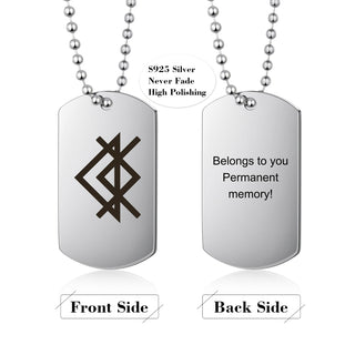 Personalized Shield Pendant Necklace
