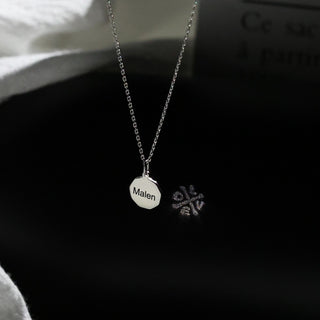 Personalized S925 Silver Projection Necklace