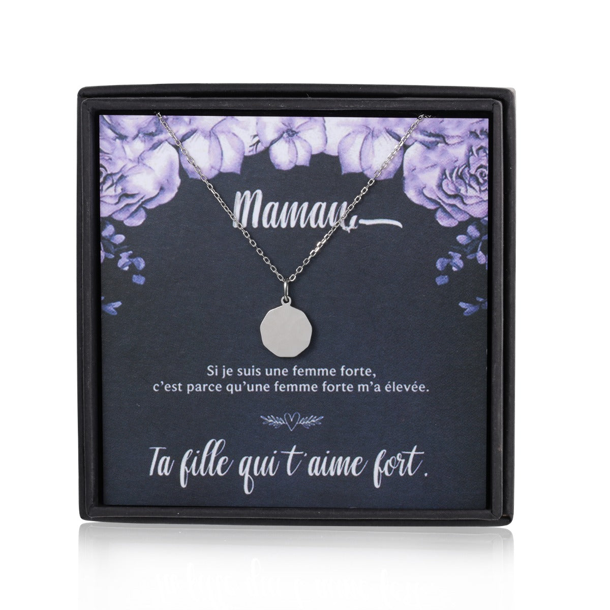 Personalized S925 Silver Projection Necklace