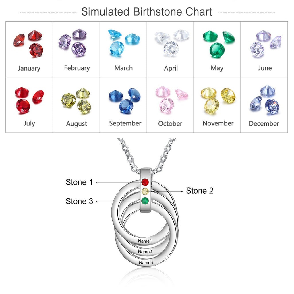 Rhodium Plated mutli-Circle Necklace