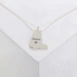 Custom Pet Portrait Necklace