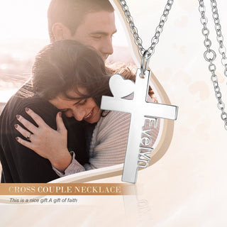 Personalized Cross Pendant Name Necklace