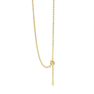 Engraved Rhodium Plated Christmas Tree Necklace