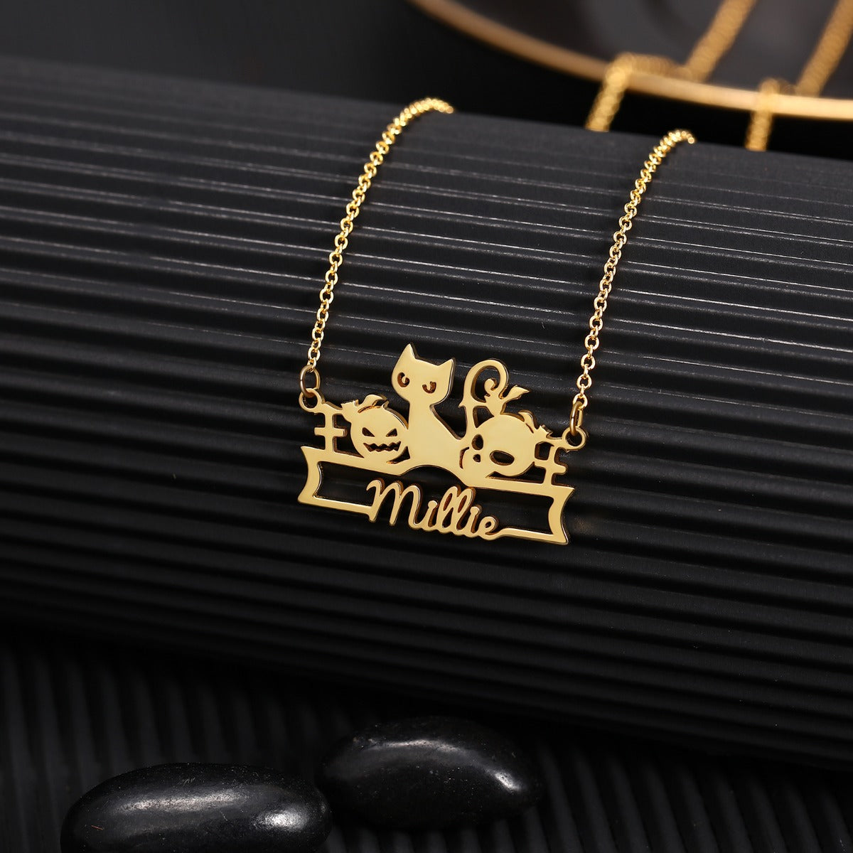 Halloween Name Necklace
