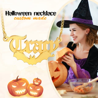 Personalized Rhodium Plated Necklace