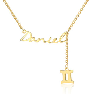 Personalized Rhodium Plated Name Necklace