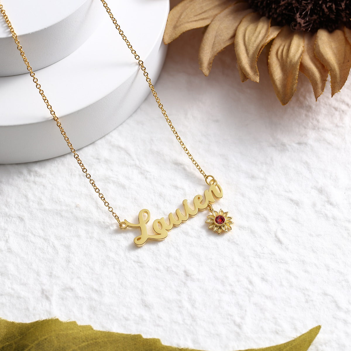 Line Cut Name Custom Necklace