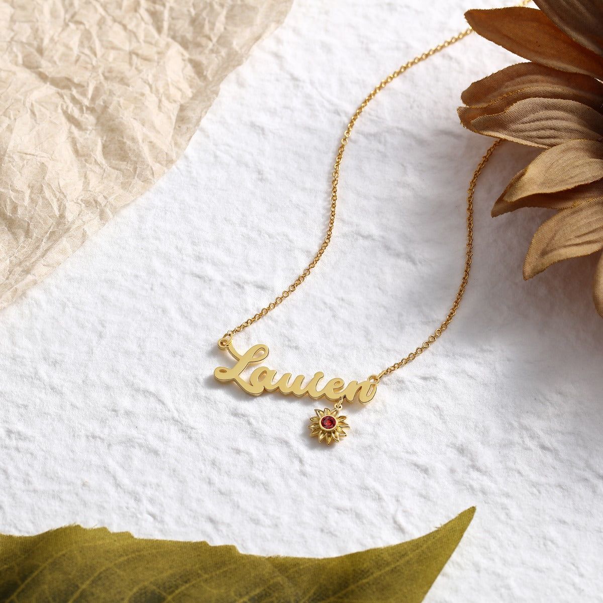 Line Cut Name Custom Necklace