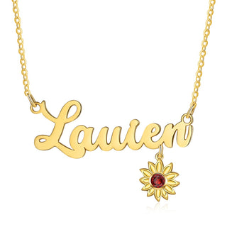 Line Cut Name Custom Necklace