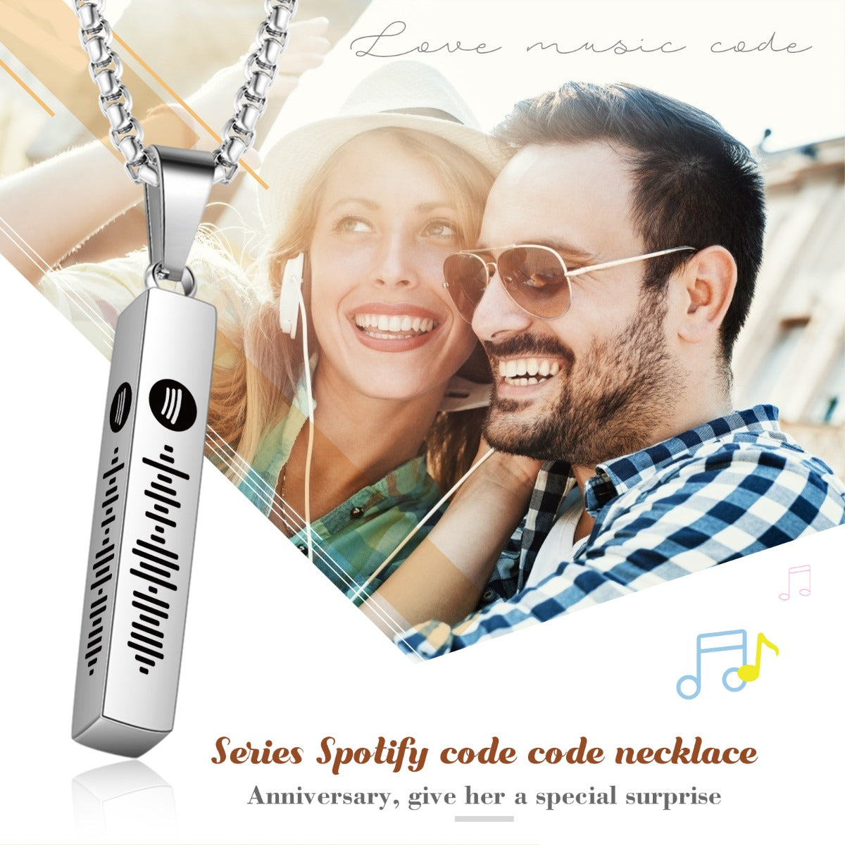 Personalized Stainless Steel Bar Necklace
