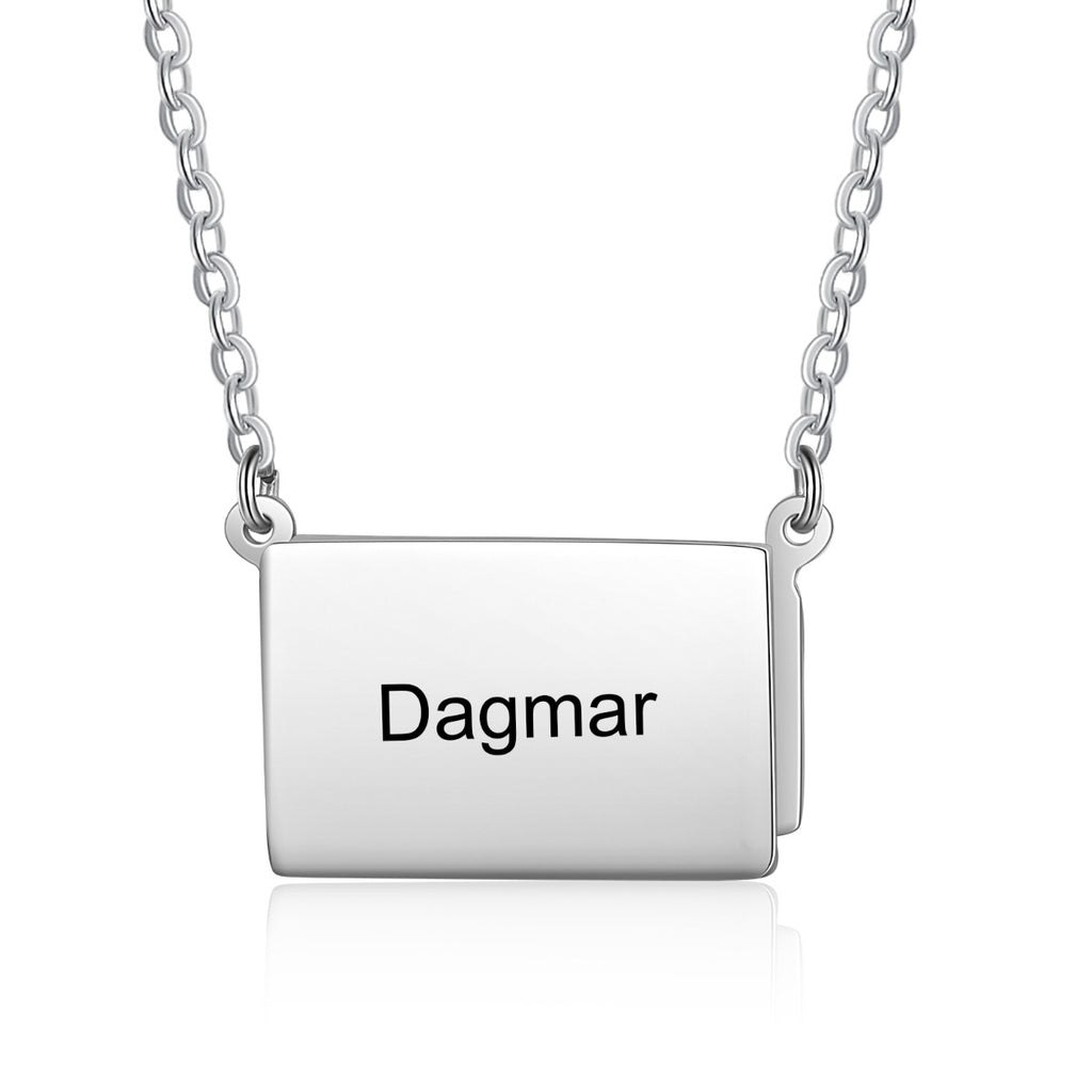 Personalized Stainless Steel Photo Necklace