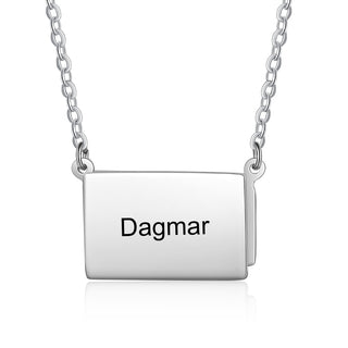 Personalized Stainless Steel Photo Necklace