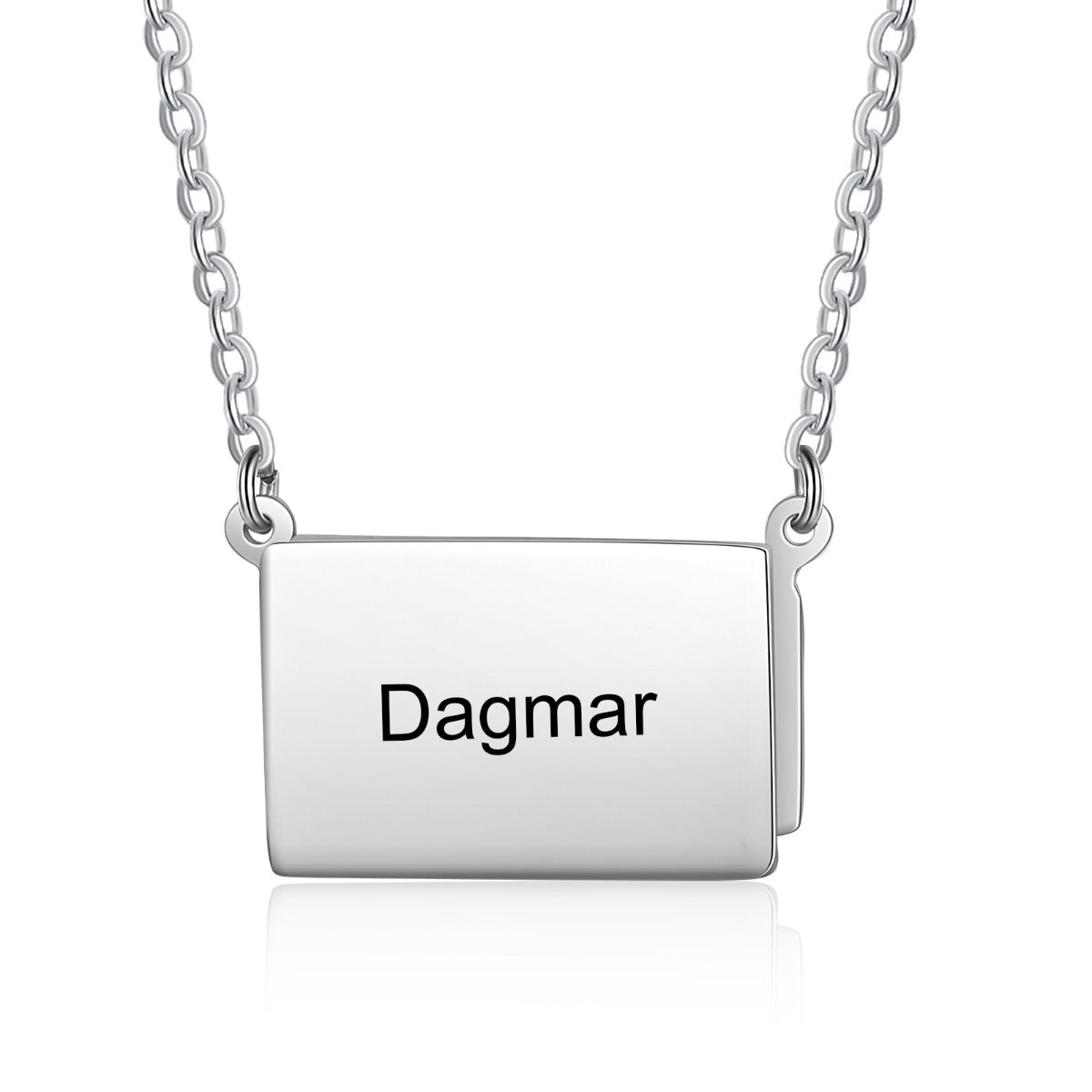 Personalized Stainless Steel Photo Necklace