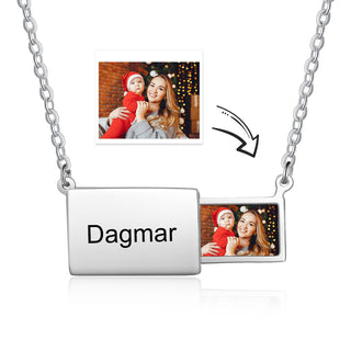 Personalized Stainless Steel Photo Necklace