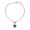 Personalized Alloy Birthstone Animal Cat Pendant Necklace