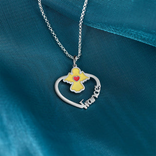 Personalized Name Necklace White Gold Plated Christmas Gift