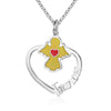 Personalized Name Necklace White Gold Plated Christmas Gift