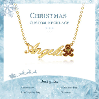 Personalized Christmas Toy Name Necklace
