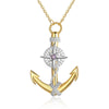 Jewelry Personalized Demon Eye Eight-pointed Star Anchor Necklace
