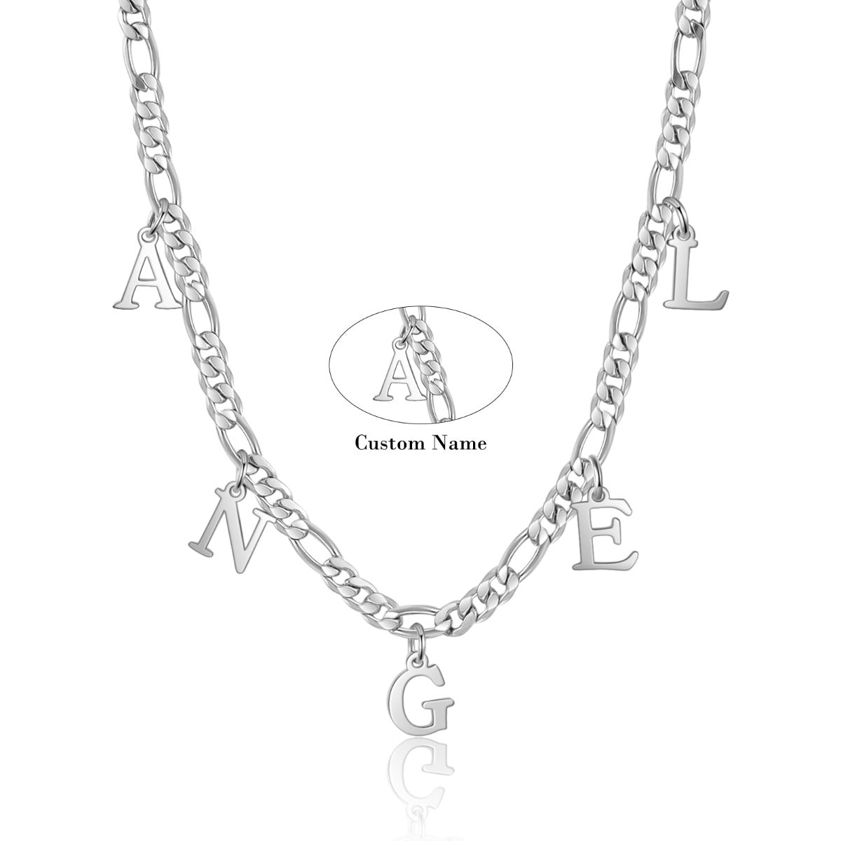Personalized Stainless Steel Letter Necklace