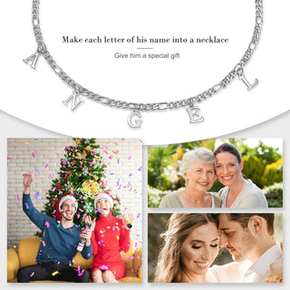 Personalized Stainless Steel Letter Necklace