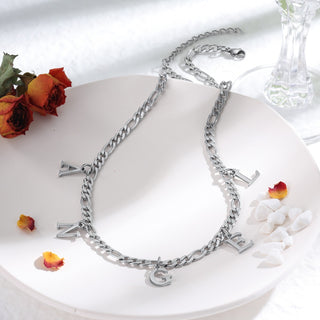 Personalized Stainless Steel Letter Necklace