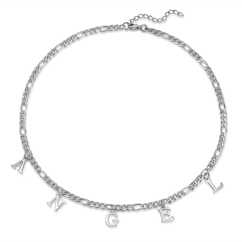 Personalized Stainless Steel Letter Necklace