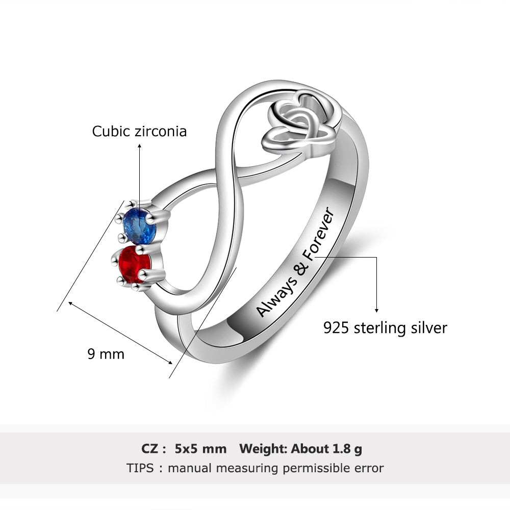 Engraved Personalized Silver Ring