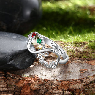 Engrave Personalized Sterling Silver Ring