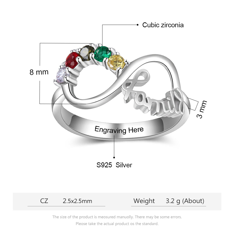 Engrave Personalized Sterling Silver Ring