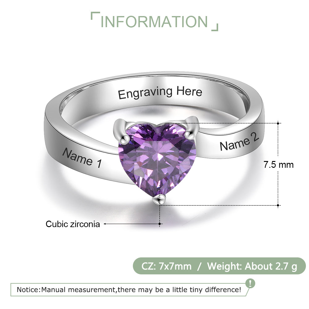 One Birthstone Ring