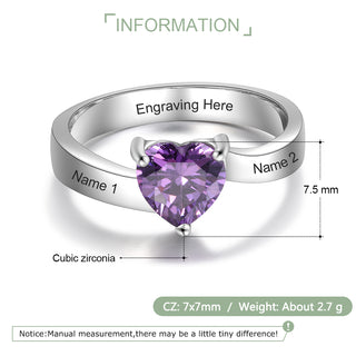 One Birthstone Ring