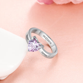 One Birthstone Ring