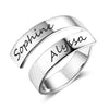 Engraved Personalized Opening Ring