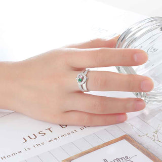 925 Sterling Silver Heart Ring with Name