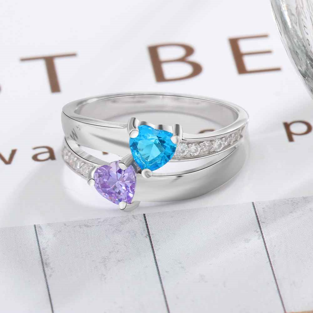 S925 Birthstone Name Rings